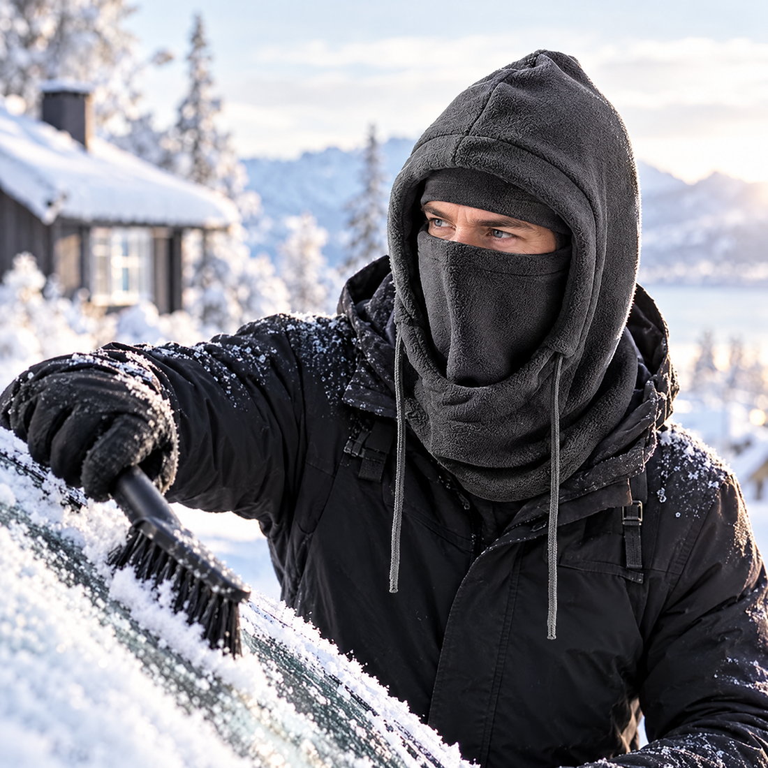 Balaklavan i fleece