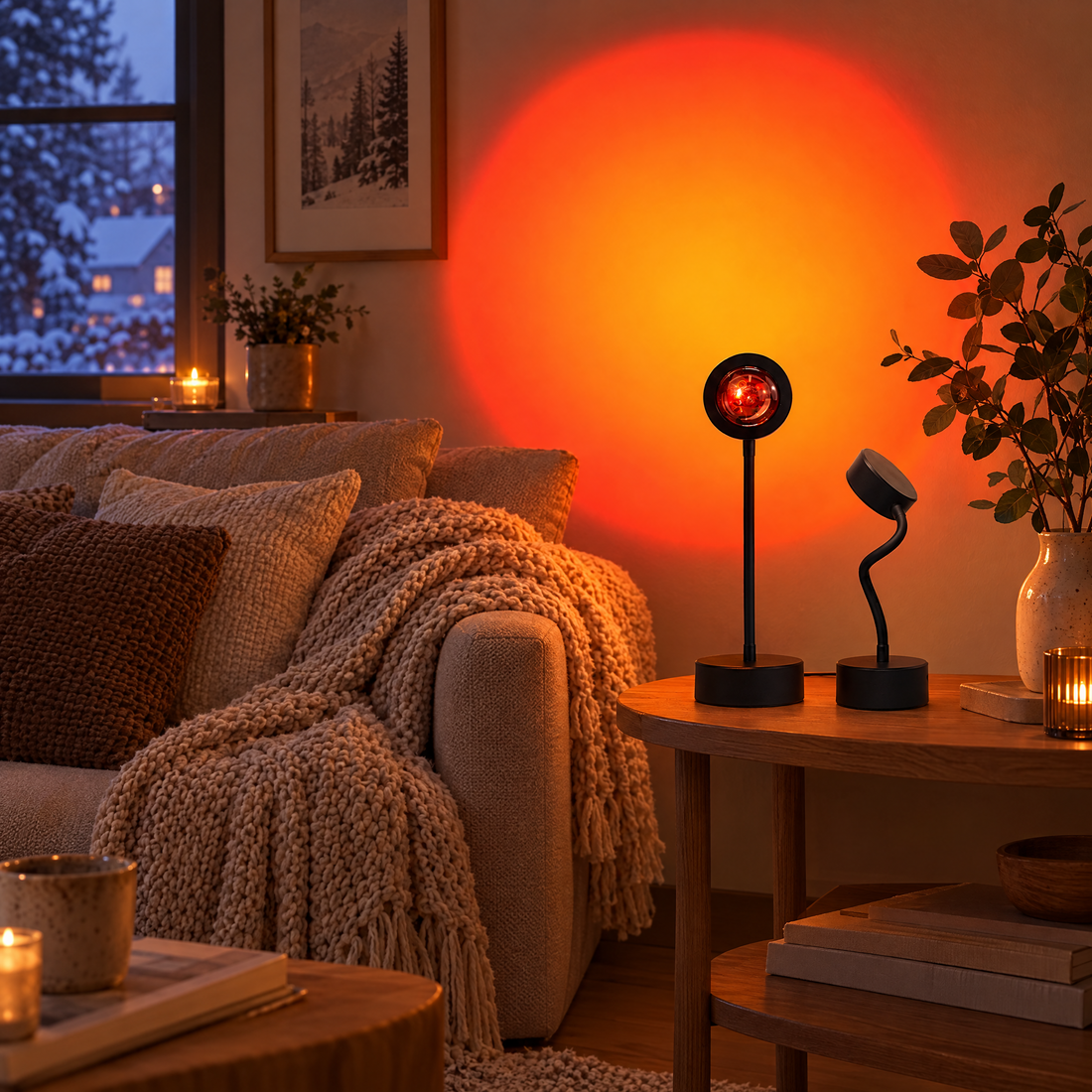 Solnedgångslampan